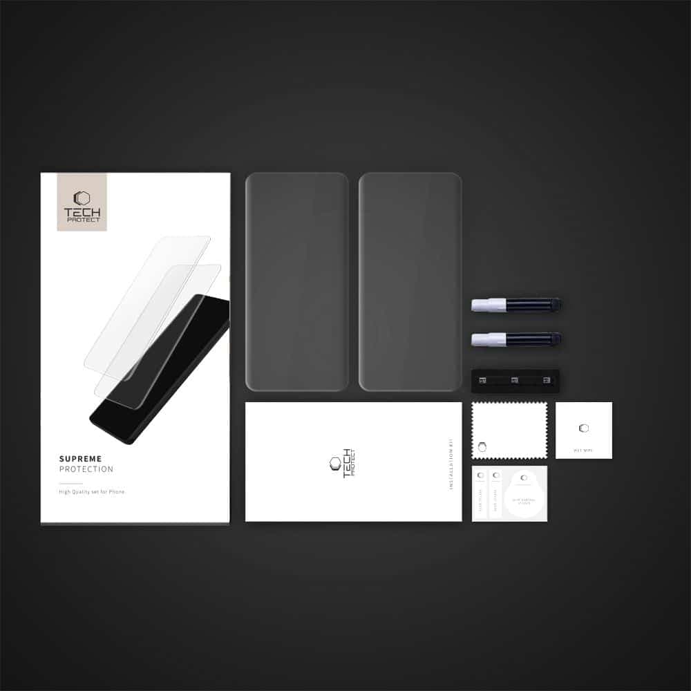 Σκληρυμένο Γυαλί Tech-Protect Uv+ 2 Τεμάχια Για Xiaomi Redmi Note 14 Pro 4g / 5g / 14 Pro+ Plus 5g / Poco X7 5g Διαφανες 4
