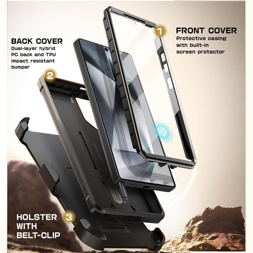 Supcase UNICORN BEETLE PRO - θήκη για Samsung Galaxy S25 Ultra - Μαύρο 4