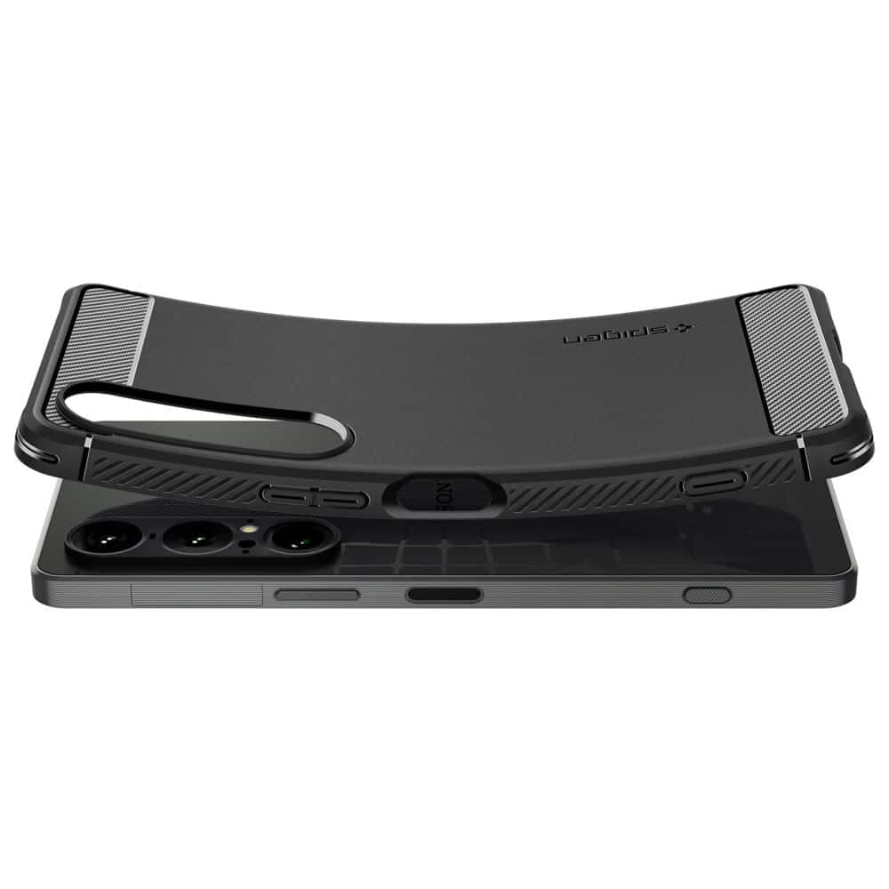 Spigen Rugged Armor - θήκη για Sony Xperia 1 VII - Μαύρο 5