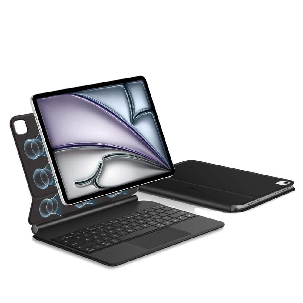 Tech-Protect Μαγνητικη Θηκη Smart Case + Πληκτρολογιο iPad Pro 12.9” 4 / 5 / 6 / 2020-2022 / Air 13” 1 / 2 / 2024-2025 Μαυρο 4