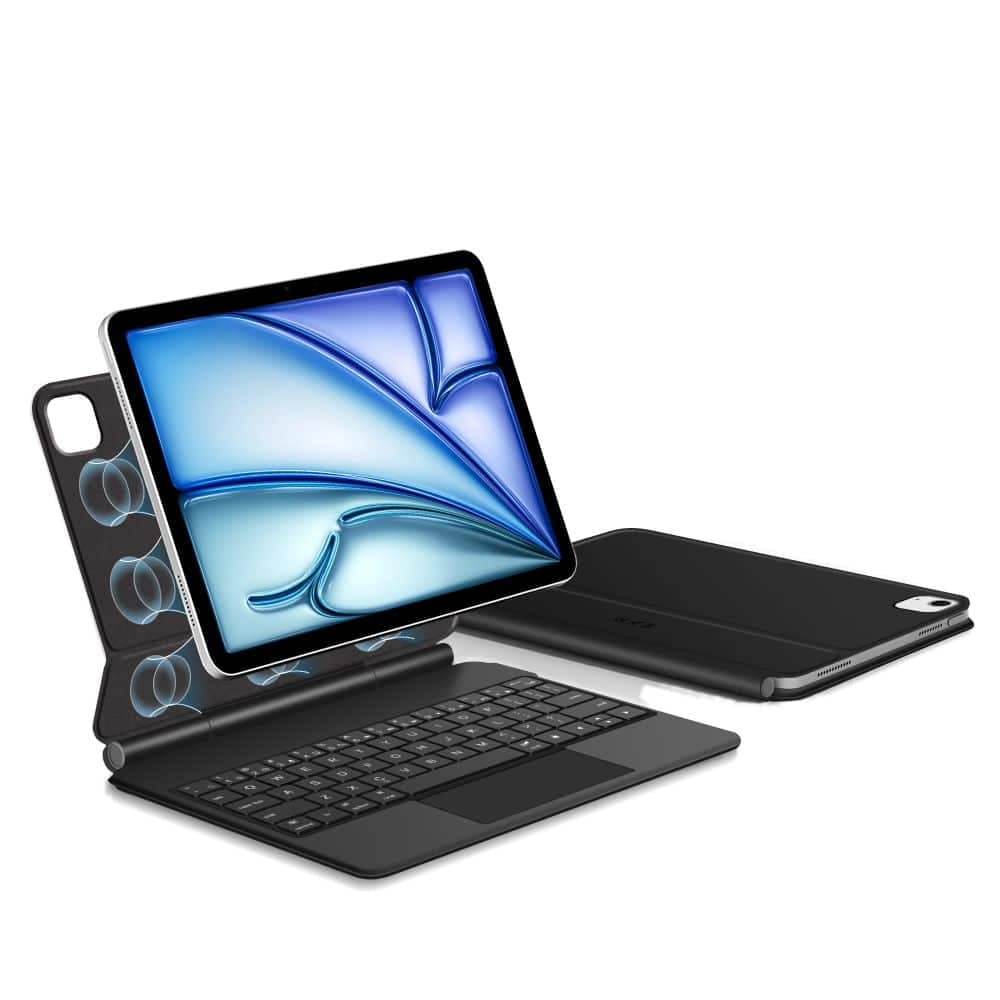 Tech-Protect Μαγνητικη Θηκη Smart Case + Πληκτρολογιο Για iPad Air 10.9” 4 / 5 / 2020-2022 / 11” 6 / 7 / 2024-2025 Μαυρη 4
