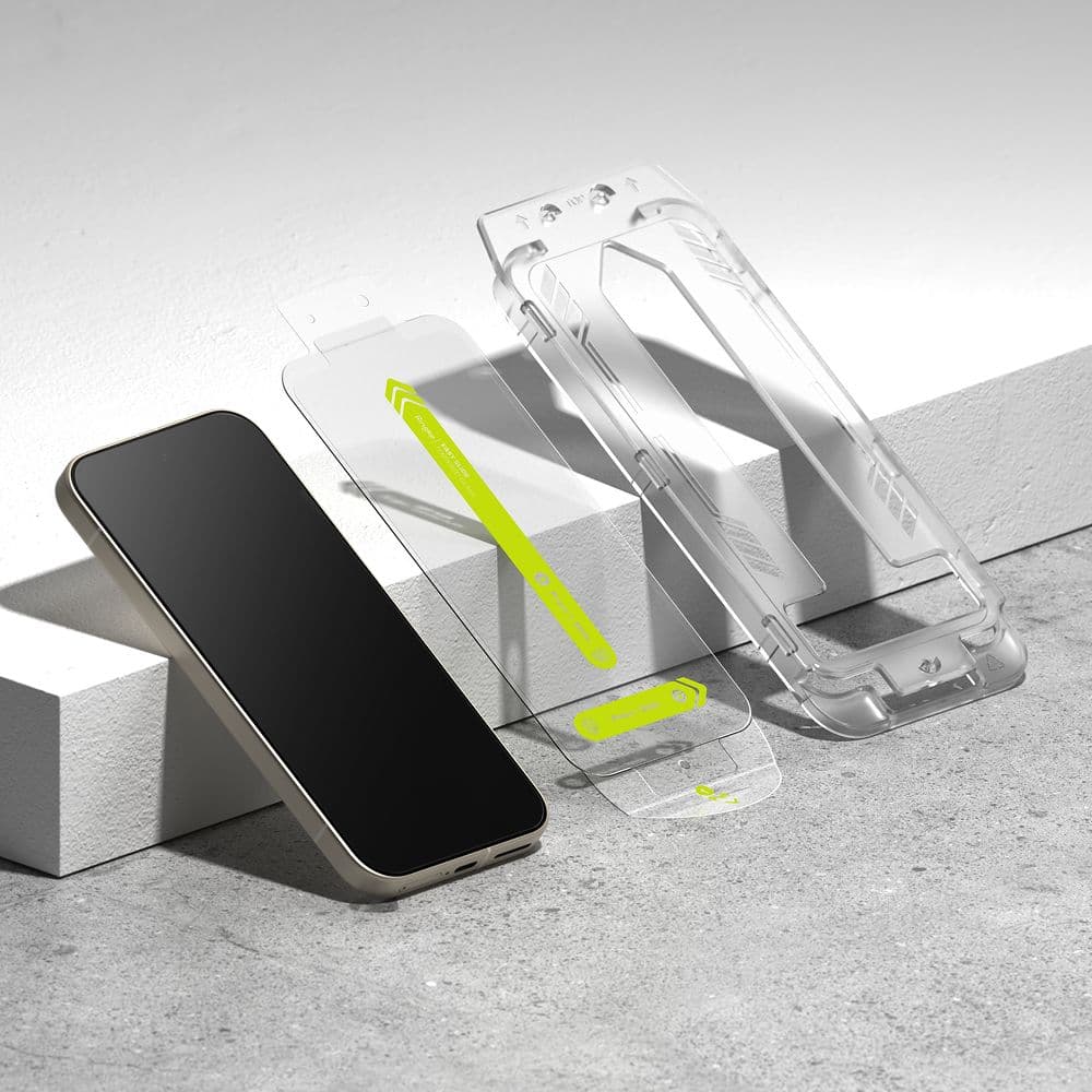 Ringke Easy Slide 2-Pack Απο Σκληρο Γυαλι Google Pixel 9a Διαφανες 4