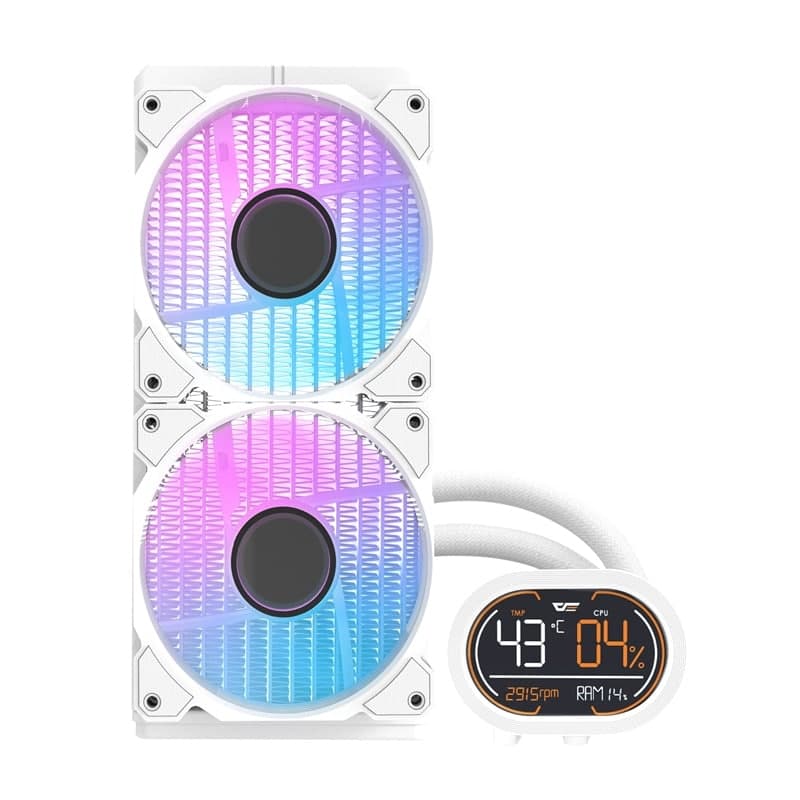 Darkflash DH240D ψύκτης νερού CPU (λευκό) 3