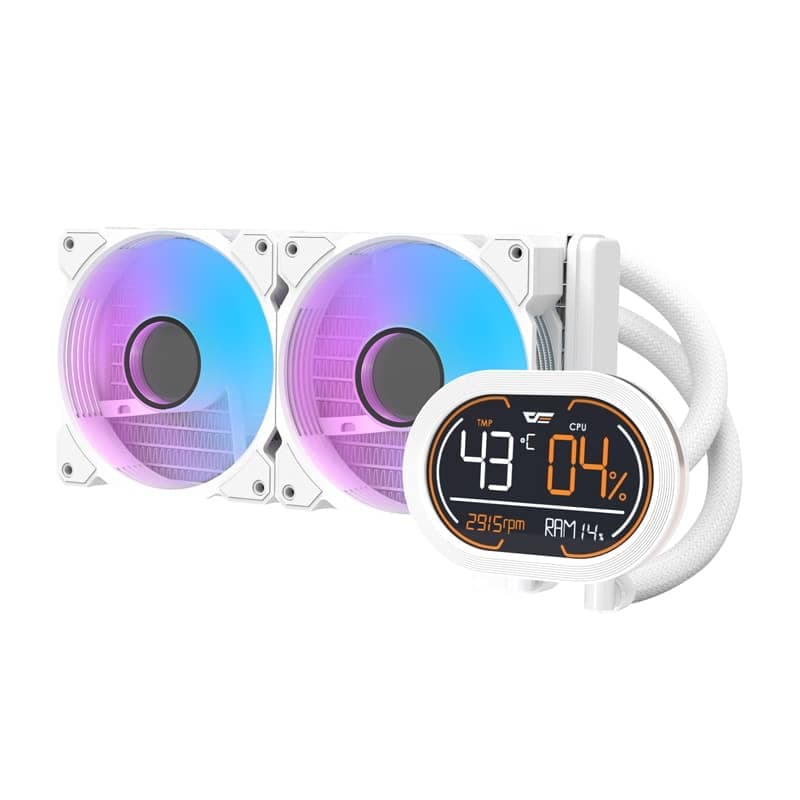 Darkflash DH240D ψύκτης νερού CPU (λευκό) 2