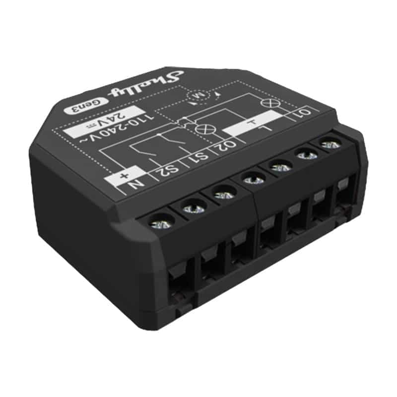 Shelly 2PM Gen3 Σετ 4 ελεγκτών WiFi/Bluetooth 2