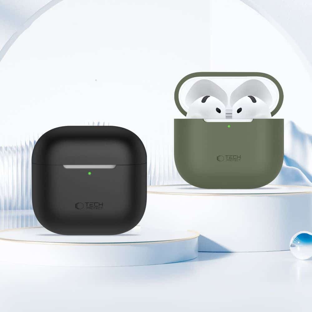 TECH-PROTECT AIRPODS ΣΙΛΙΚΟΝΗΣ APPLE 4 ΜΑΥΡΑ 3