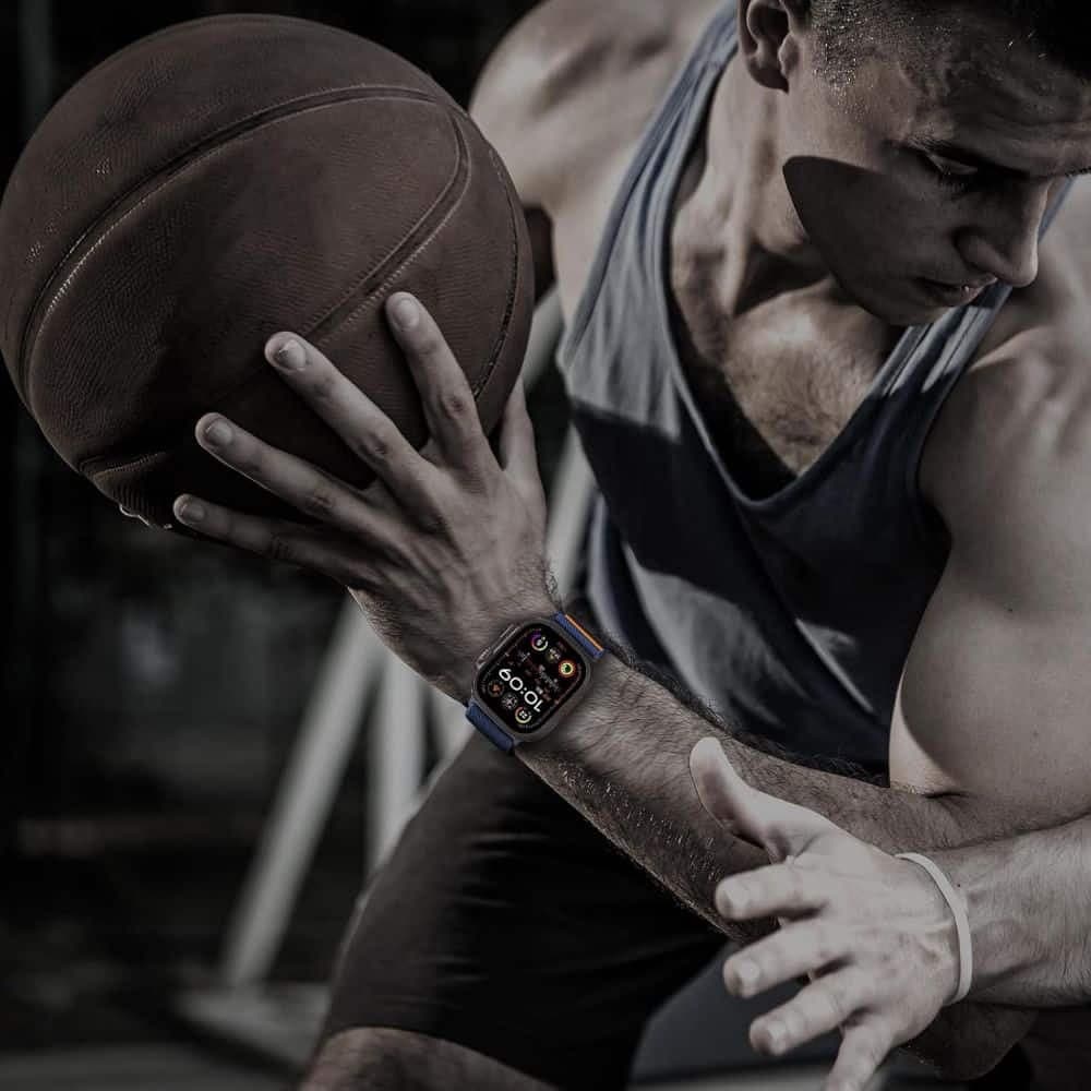 TECH-PROTECT NYLON CLASP - θήκη για Apple Watch 6 / 7 8 9 10 SE Ultra 1 2 - Μπλε 5