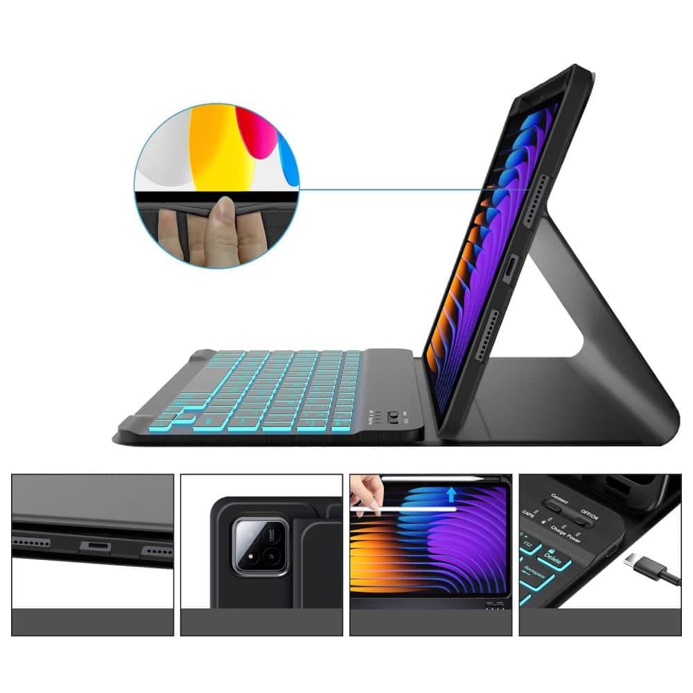 Tech-Protect Sc Pen με Πληκτρολογιο Xiaomi Pad 7 / 7 Pro Μαυρο 5