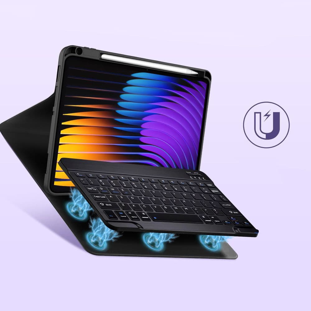 Tech-Protect Sc Pen με Πληκτρολογιο Xiaomi Pad 7 / 7 Pro Μαυρο 6