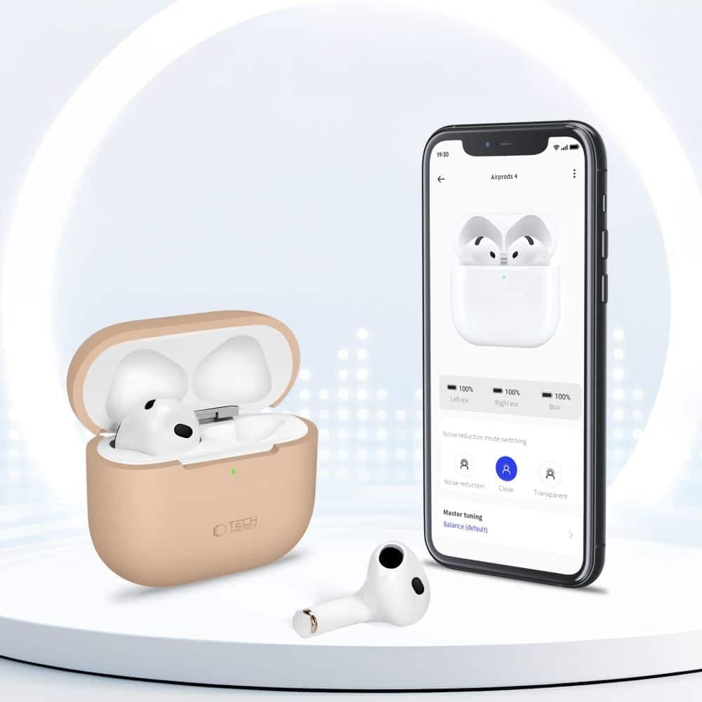 TECH-PROTECT AIRPODS ΣΙΛΙΚΟΝΗΣ APPLE 4 ΜΑΥΡΑ 5