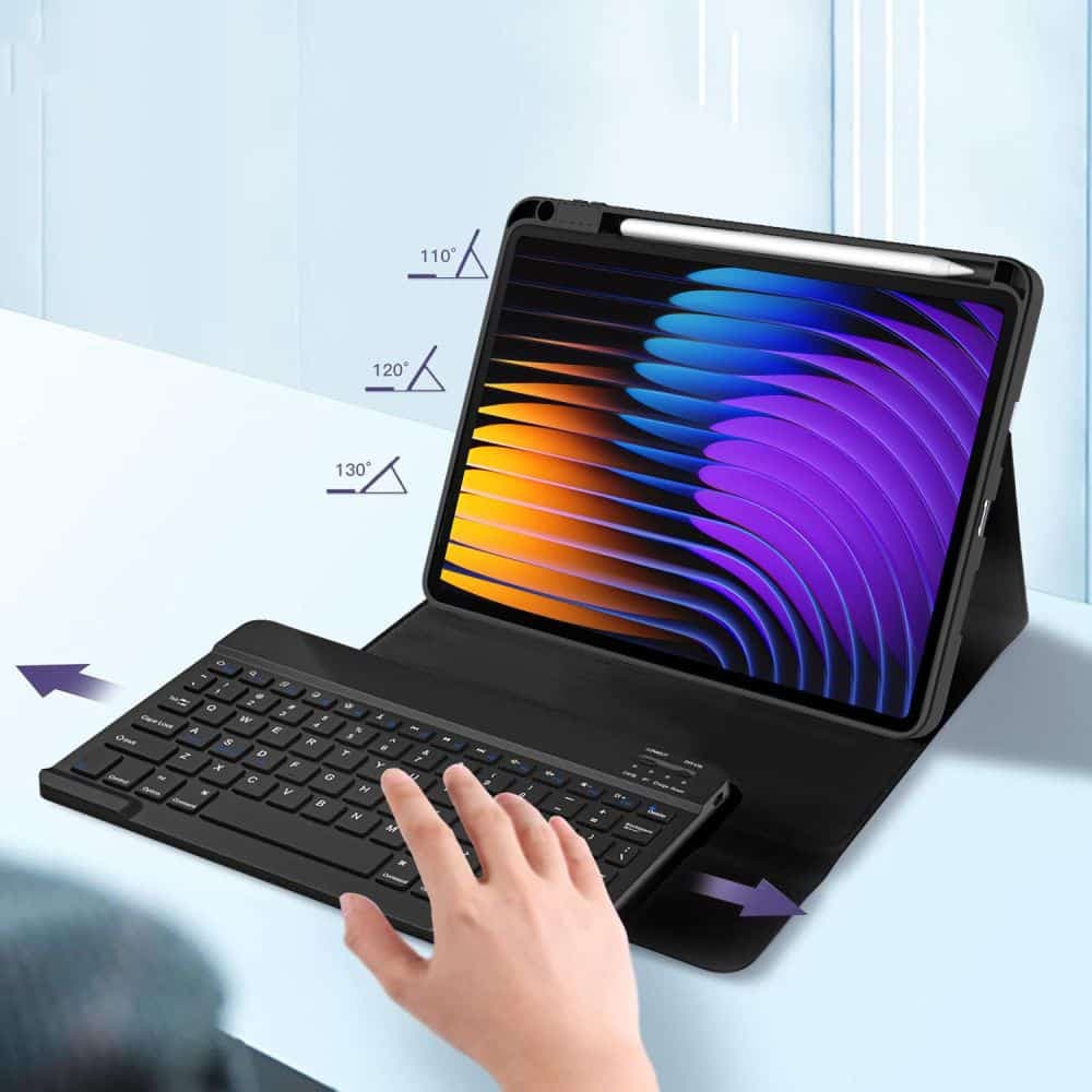 Tech-Protect Sc Pen με Πληκτρολογιο Xiaomi Pad 7 / 7 Pro Μαυρο 7