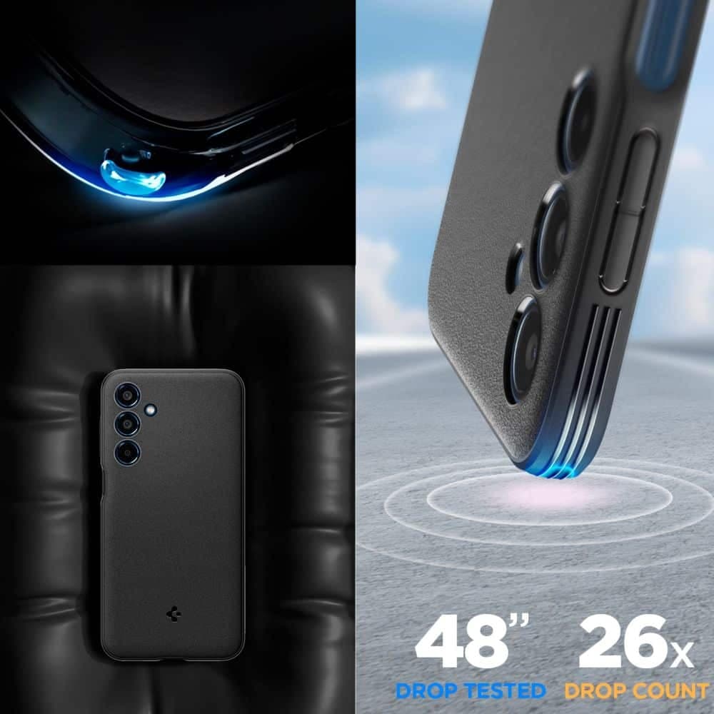 Spigen Essential Sandblast Galaxy M35 5g Ματ Μαυρο 8