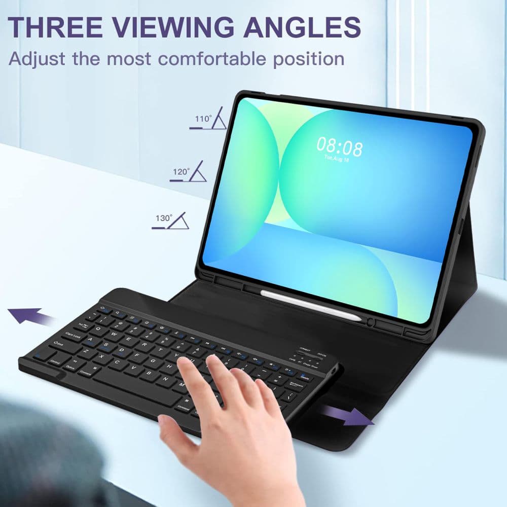 Tech-Protect Sc Pen με Πληκτρολογιο Galaxy Tab S10 Fe+ Plus 13.1 X620 / X626b Μαυρο 8