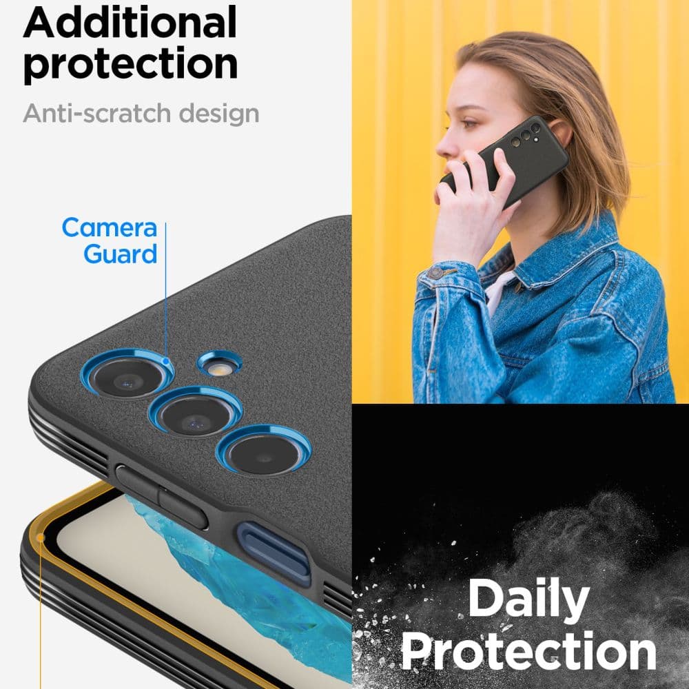 Spigen Essential Sandblast Galaxy M35 5g Ματ Μαυρο 9