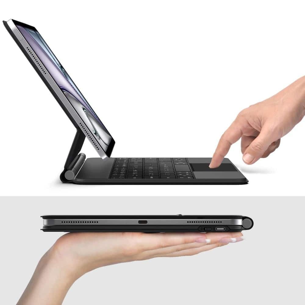 Tech-Protect Μαγνητικη Θηκη Smart Case + Πληκτρολογιο iPad Pro 12.9” 4 / 5 / 6 / 2020-2022 / Air 13” 1 / 2 / 2024-2025 Μαυρο 9