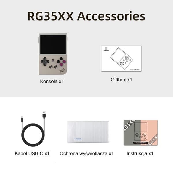 Κονσόλα Anbernic RG35XX γκρι/γκρι - Διπλό σύστημα (GarlicOS) 6