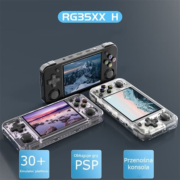 Κονσόλα Anbernic RG35XX H Διαφανής Μωβ 4