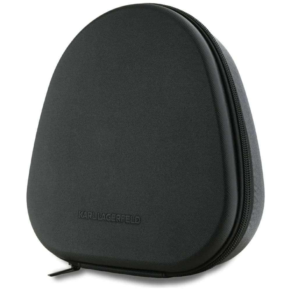 Ακουστικά Karl Lagerfeld Saffiano με επιμήκη ακουστικά Bluetooth ANC On-Ear, μαύρα 5