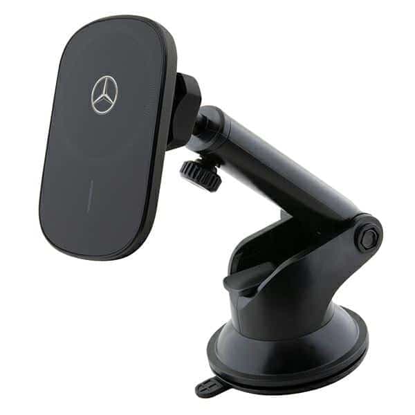 Ασύρματος φορτιστής Mercedes MEWCCGSLK 15W για εξαερισμό/παράθυρο μαύρο ασημί αστέρια MagSafe