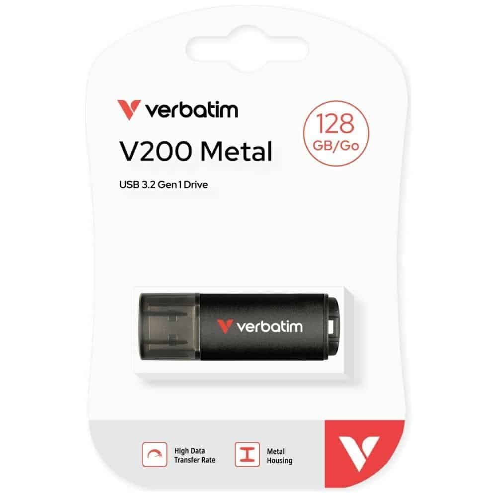 Μονάδα Φόρτισης Verbatim V200 128GB USB-A μαύρο 30212 3