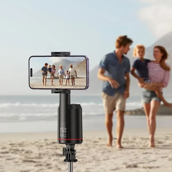 Bluetooth Selfie Stick Hoco K23 με Ανίχνευση Προσώπου 360°, Universal, Μαύρο 3