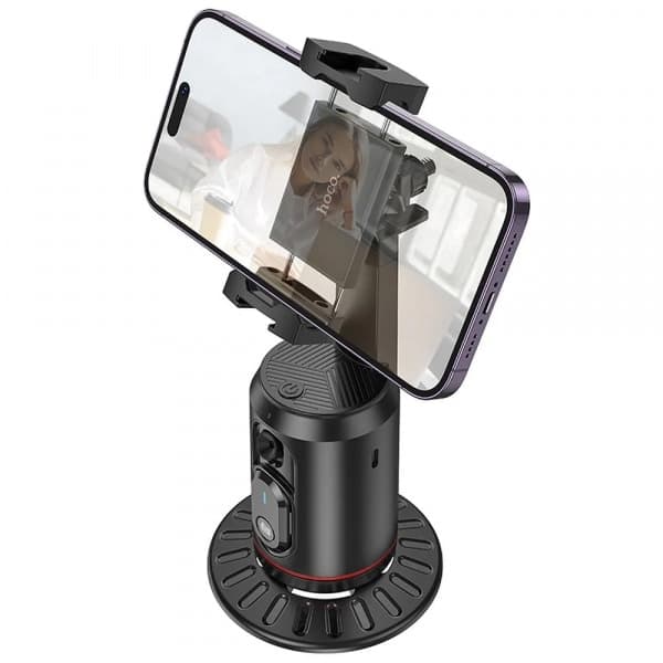 Bluetooth Selfie Stick Hoco K23 με Ανίχνευση Προσώπου 360°, Universal, Μαύρο 4