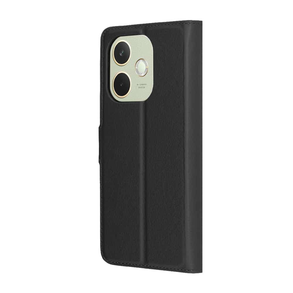 Techsuit Leather Folio - θήκη για Oppo A5 Pro 4G - Μαύρο 5