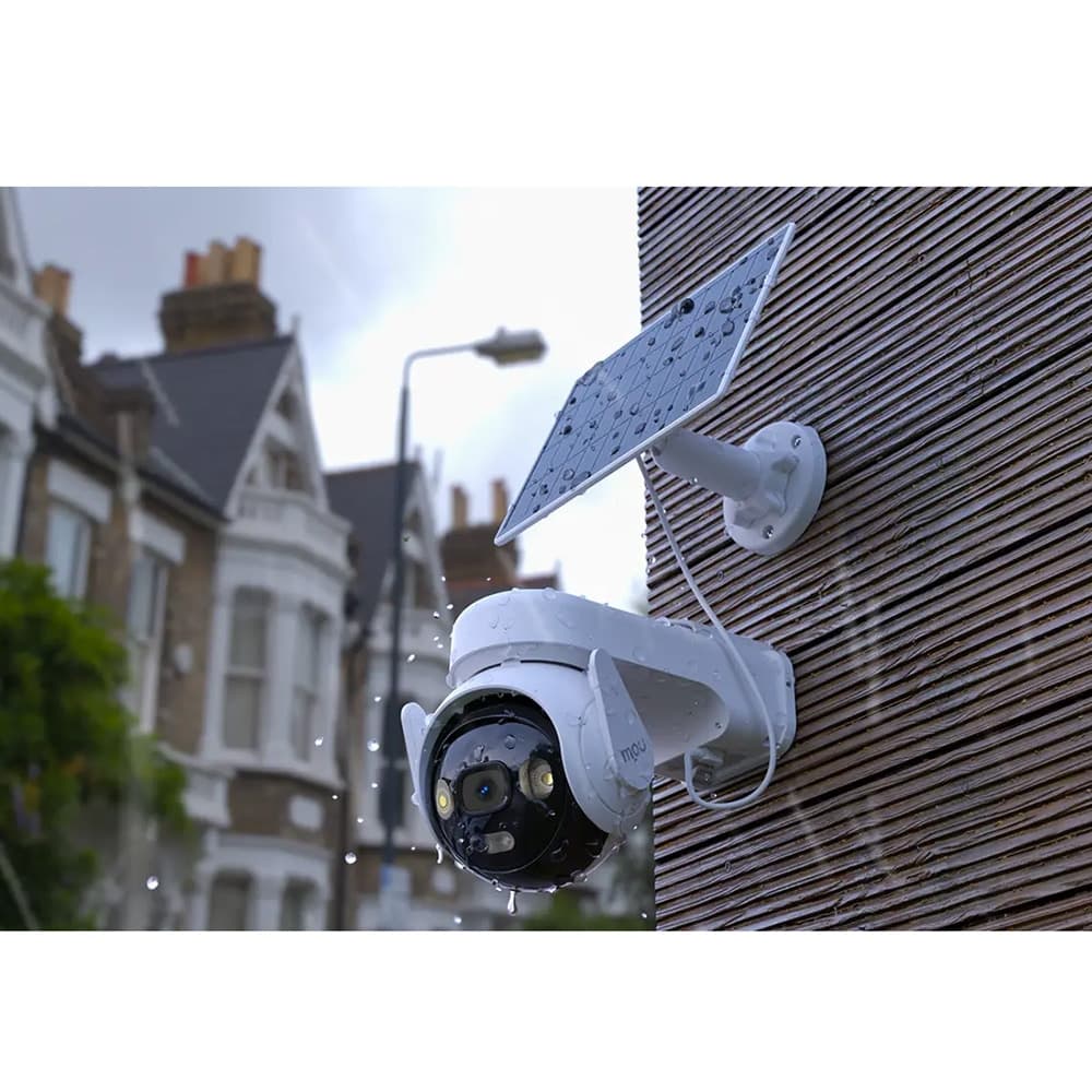 Imou - Εξωτερική κάμερα AOV PT Kit (IPC-B7ED-5M1TEA) - 5MP, 8x, 4G, Wi-Fi, Pan 330°, Tilt 90°, 10000mAh, Ηλιακό πάνελ 5W - Λευκό 4