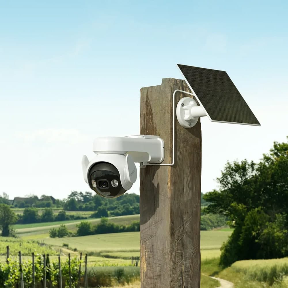 Imou - Εξωτερική κάμερα AOV PT Kit (IPC-B7ED-5M1TEA) - 5MP, 8x, 4G, Wi-Fi, Pan 330°, Tilt 90°, 10000mAh, Ηλιακό πάνελ 5W - Λευκό 2