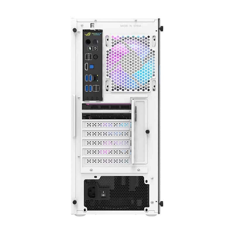 Darkflash DK351 θήκη υπολογιστή (λευκή) + 4 ανεμιστήρες RGB 6
