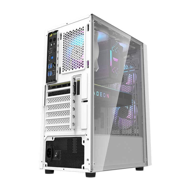 Θήκη υπολογιστή Darkflash A290 (λευκή) + 3 ανεμιστήρες RGB 6