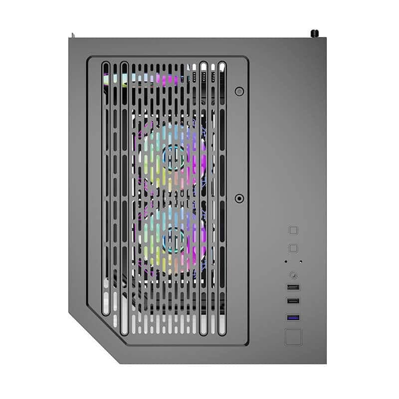 Darflash FT350 θήκη υπολογιστή + 5 ανεμιστήρες aRGB (μαύρο) 5