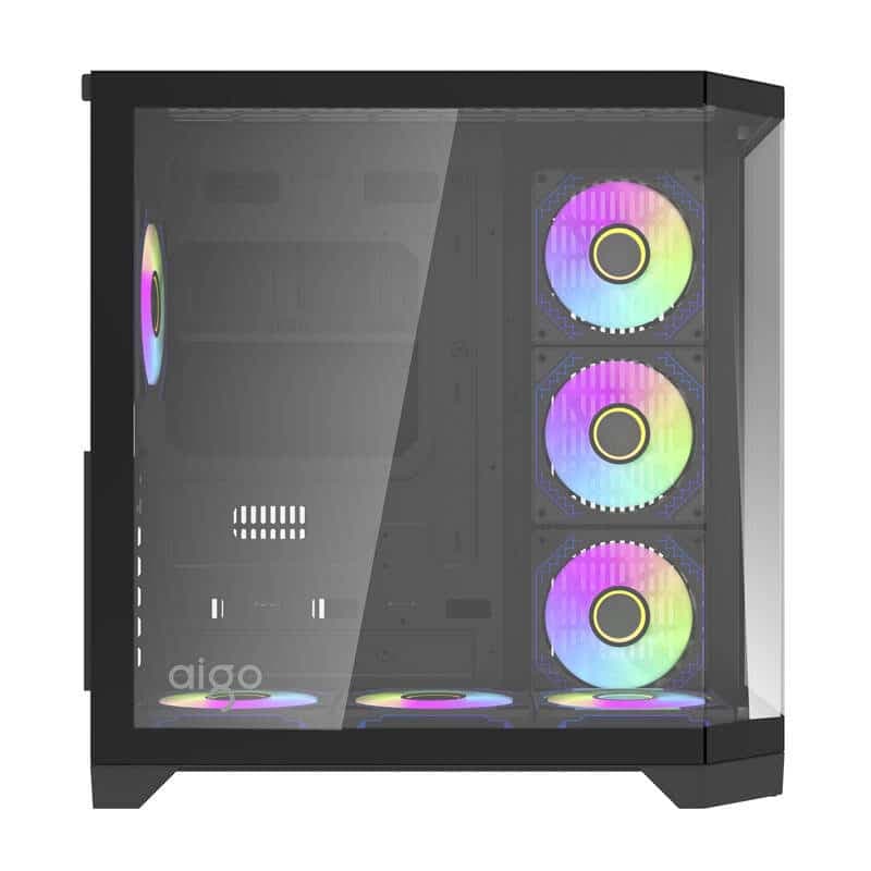 Darflash FT418 PRO θήκη υπολογιστή + 7 ανεμιστήρες aRGB (μαύρο) 2