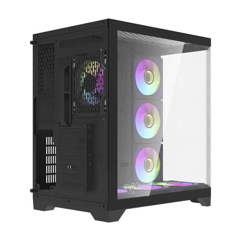 Darflash FT418 PRO θήκη υπολογιστή + 7 ανεμιστήρες aRGB (μαύρο) 6