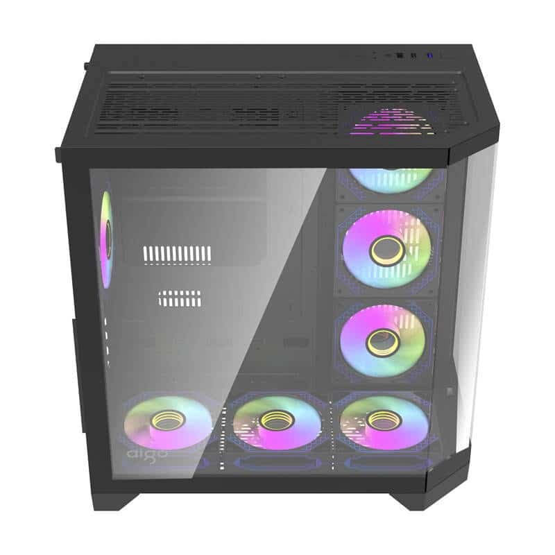 Darflash FT418 PRO θήκη υπολογιστή + 7 ανεμιστήρες aRGB (μαύρο) 9