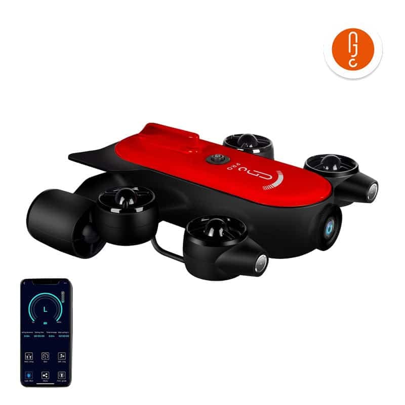 Geneinno T1-Pro 200m 4K UHD υποβρύχιο μη επανδρωμένο αεροσκάφος