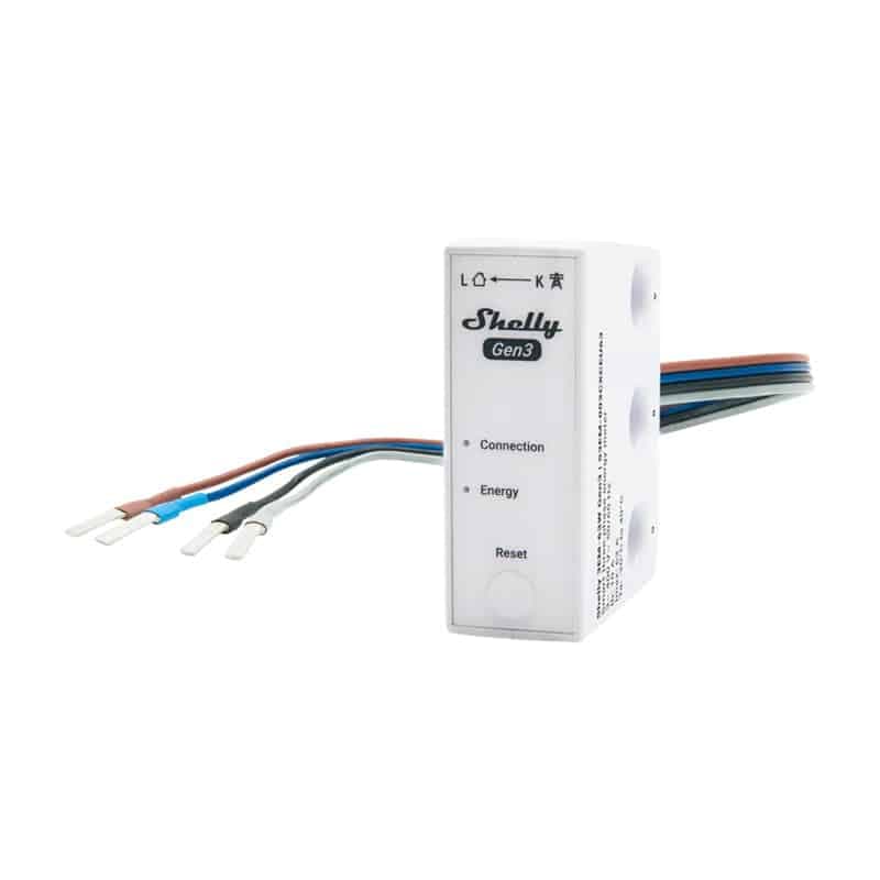 Shelly 3EM-63W Gen3 μετρητής ενέργειας WiFi 1/3 καναλιών (ενσύρματο μοντέλο)