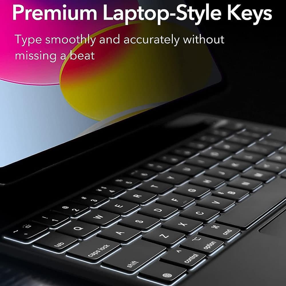 ESR Rebound Magnetic Keyboard - θήκη για Apple iPad (2022) / (2025) - Μαύρο 2