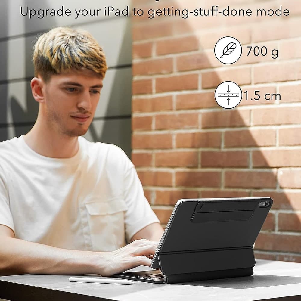 ESR Rebound Magnetic Keyboard - θήκη για Apple iPad (2022) / (2025) - Μαύρο 8