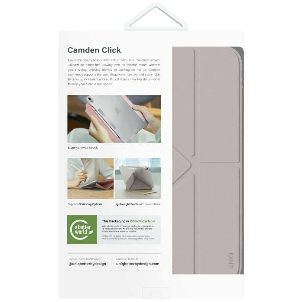 UNIQ Camden Click - θήκη για Apple iPad (2025) / 10.2 (2022) - Ιβουάρ 8