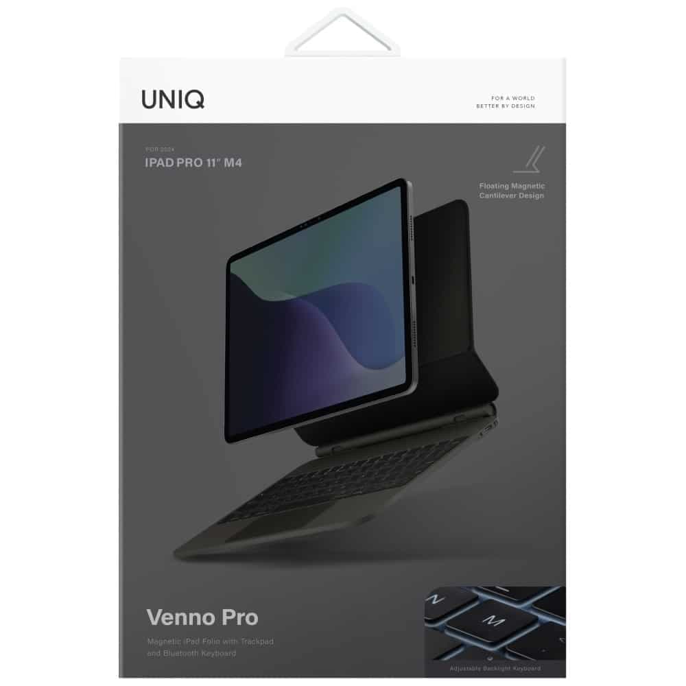 Θήκη UNIQ Venno Pro Magnetic Smart με πληκτρολόγιο για iPad Pro 11" M4 (2024) bl 7
