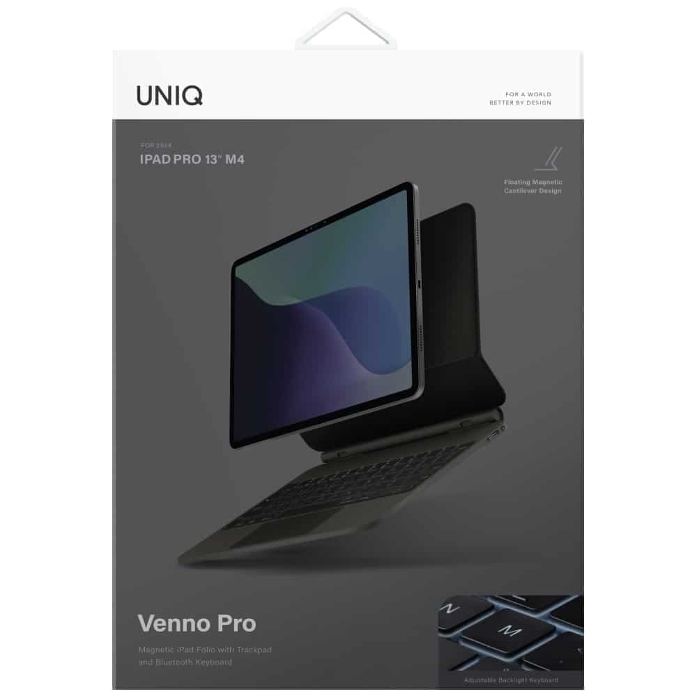 Θήκη UNIQ Venno Pro Magnetic Smart με πληκτρολόγιο για iPad Pro 13" M4 (2024) bl 7