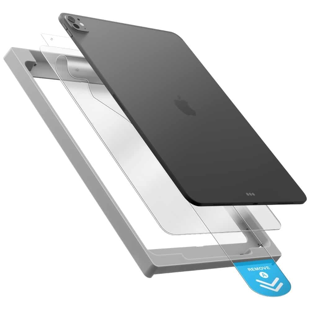 Προστατευτικό γυαλί UNIQ Optix Clear Exofit με εφαρμοστή για iPad 11" A16 (2025) / iPad 10.9" 10 γεν. 3