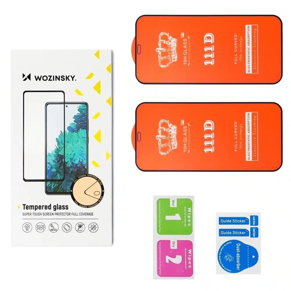 Wozinsky Full Glue Tempered Glass - τζαμάκι για Xiaomi Redmi 14C 5G - Μαύρο 2