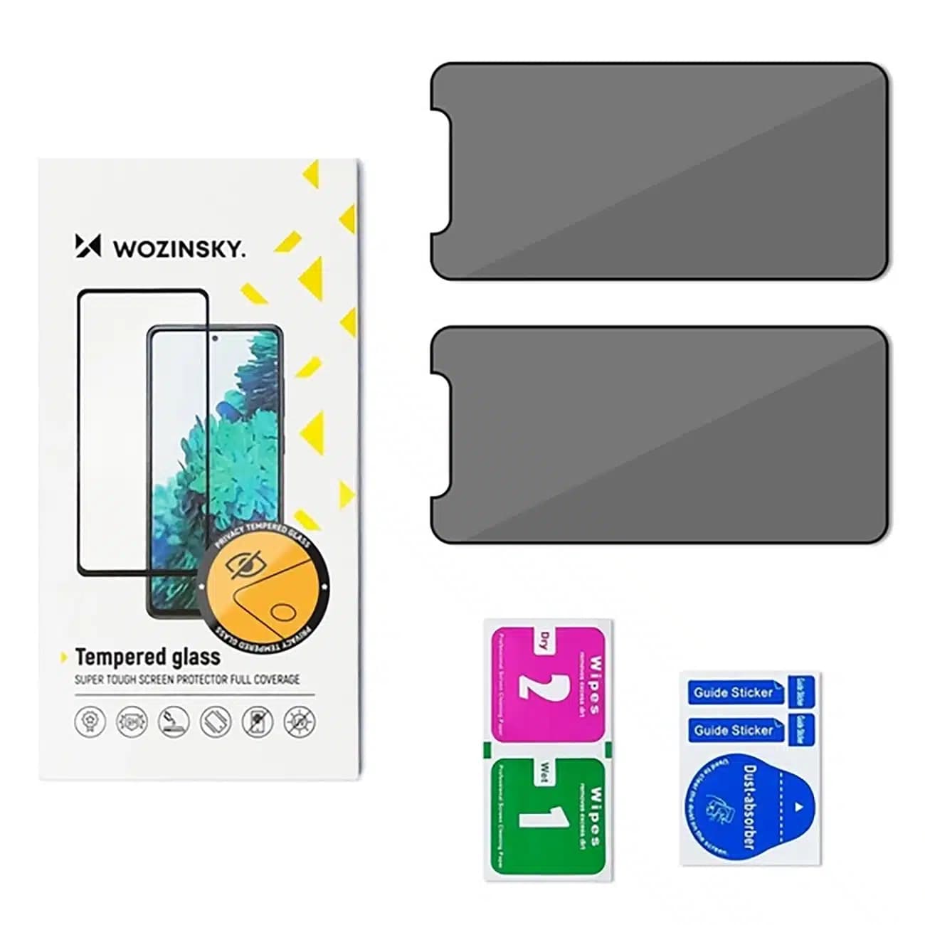 Wozinsky Privacy Glass - τζαμάκι για Xiaomi Poco X7 Pro - Μαύρο 2