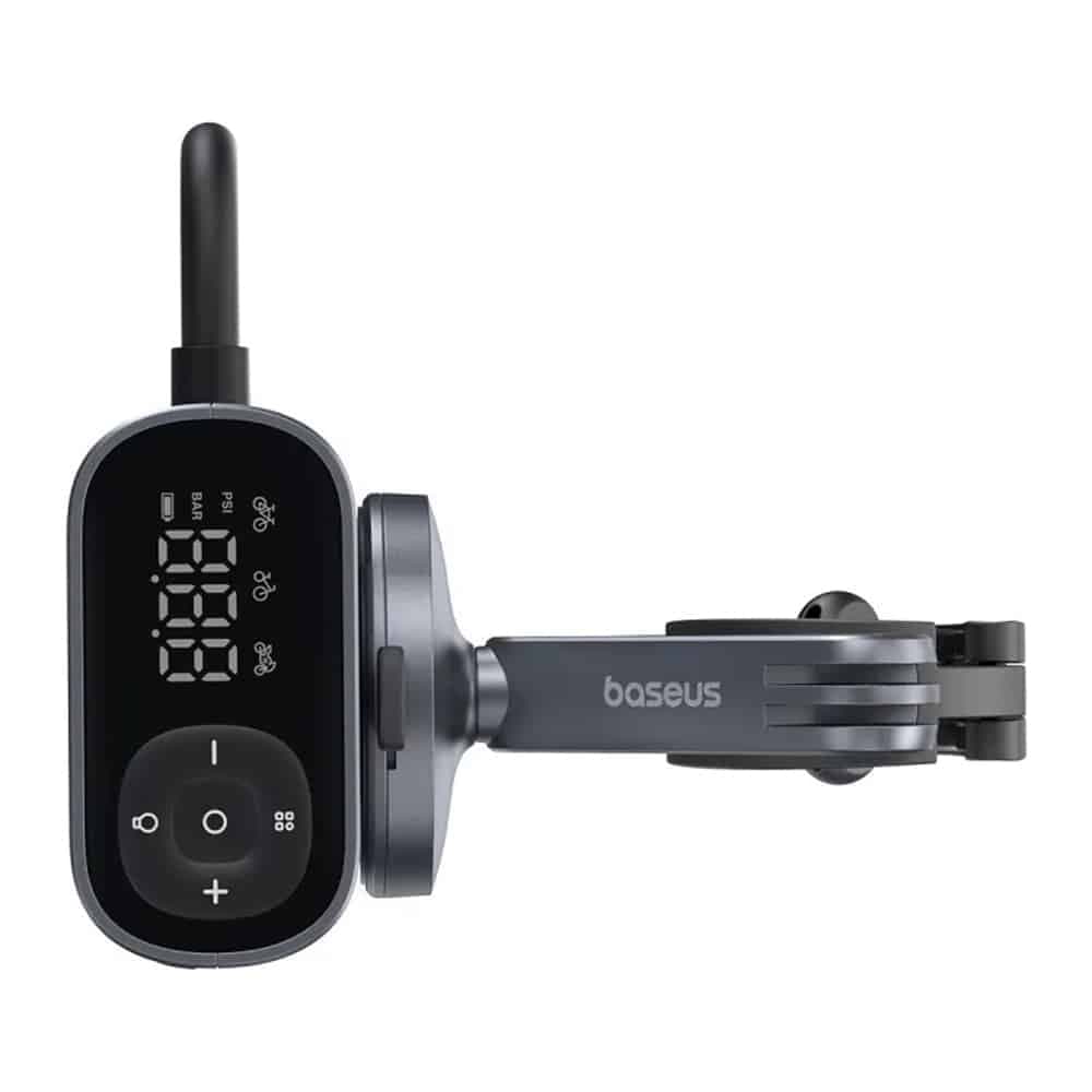 Baseus - Συμπιεστής Ποδηλάτου PrimeTrip Series (C11169000121-00) - Φορητός, Ένδειξη Πίεσης, 1750mAh, 150psi, Υπερταχύς - Μαύρος
