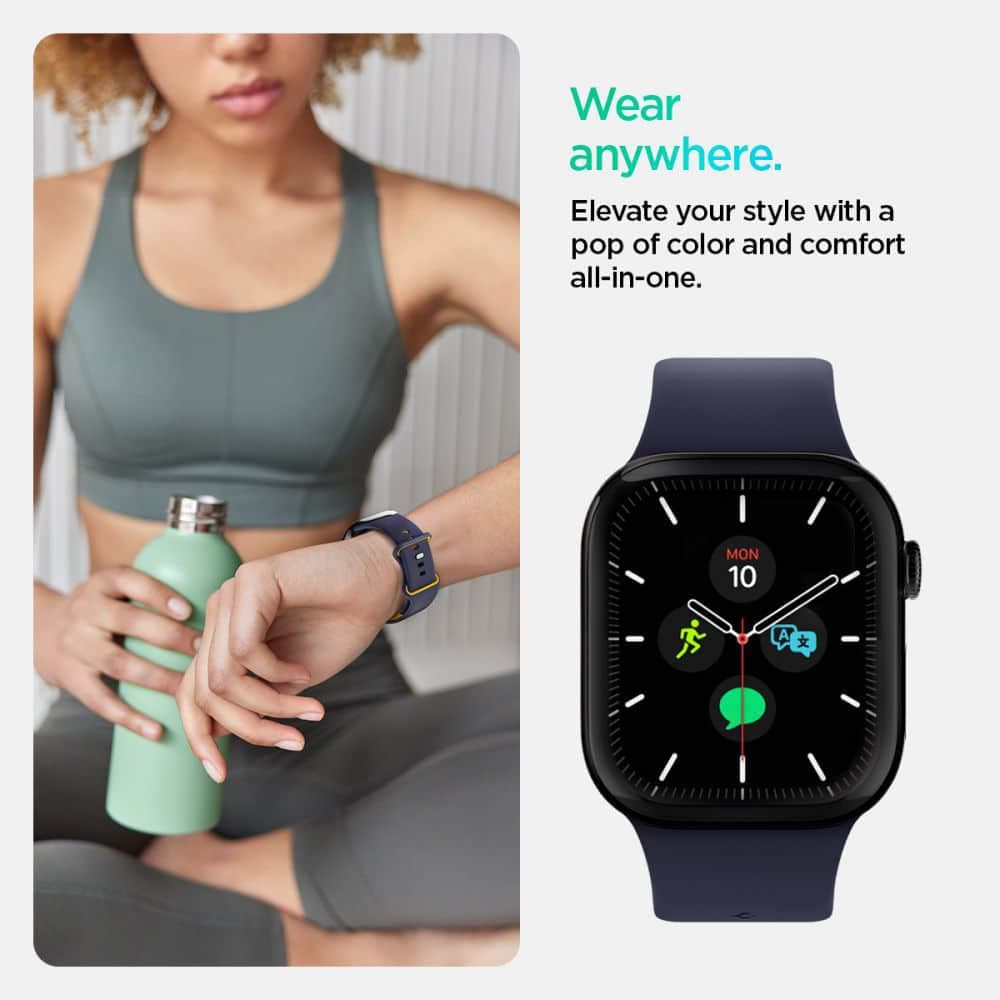 Spigen - Nano Pop - Apple Watch 1/2/3/4/5/6/7/8/9/10/SE/SE 2 (38/40/41/42mm) - Blueberry Navy 11