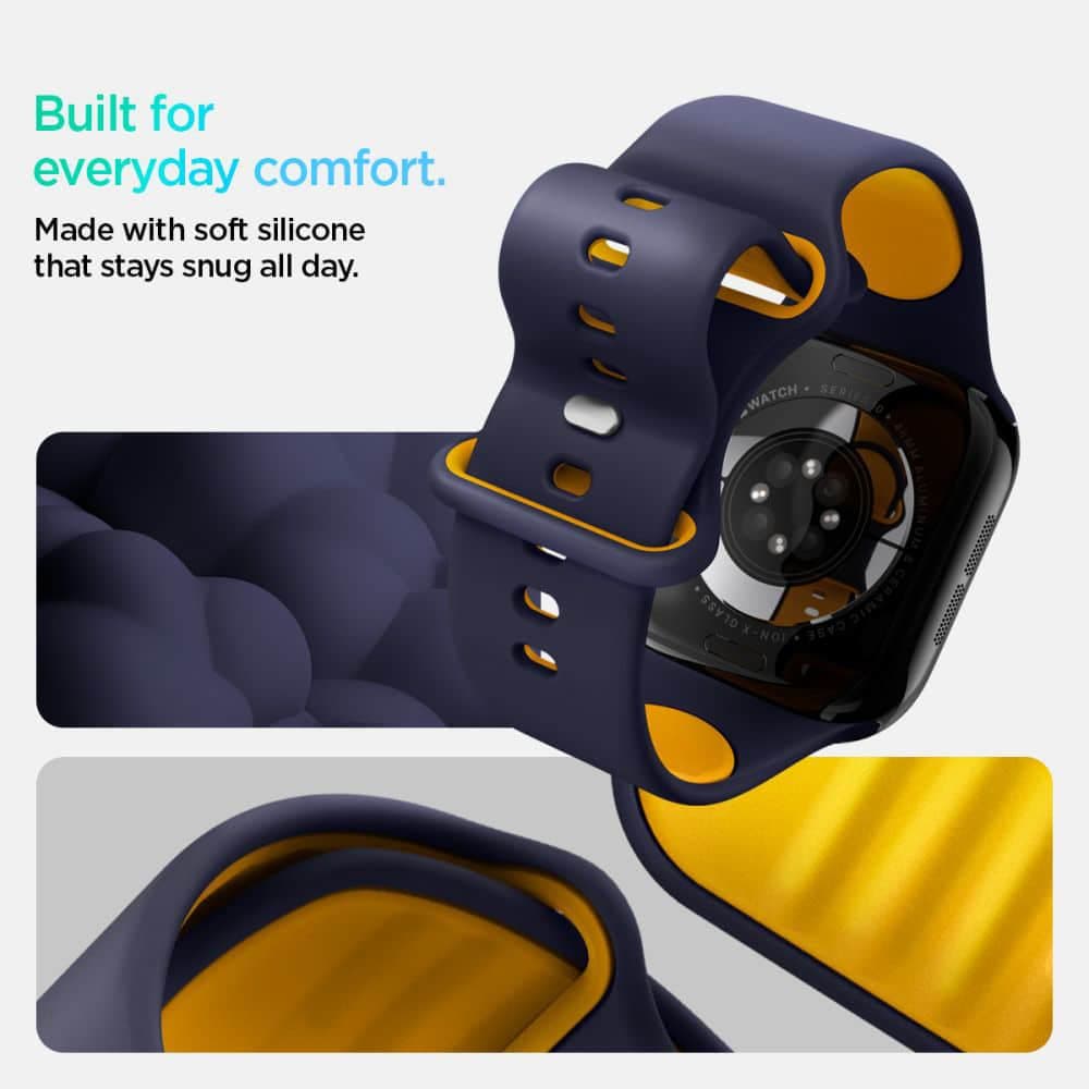 Spigen - Nano Pop - Apple Watch 1/2/3/4/5/6/7/8/9/10/SE/SE 2 (38/40/41/42mm) - Blueberry Navy 12