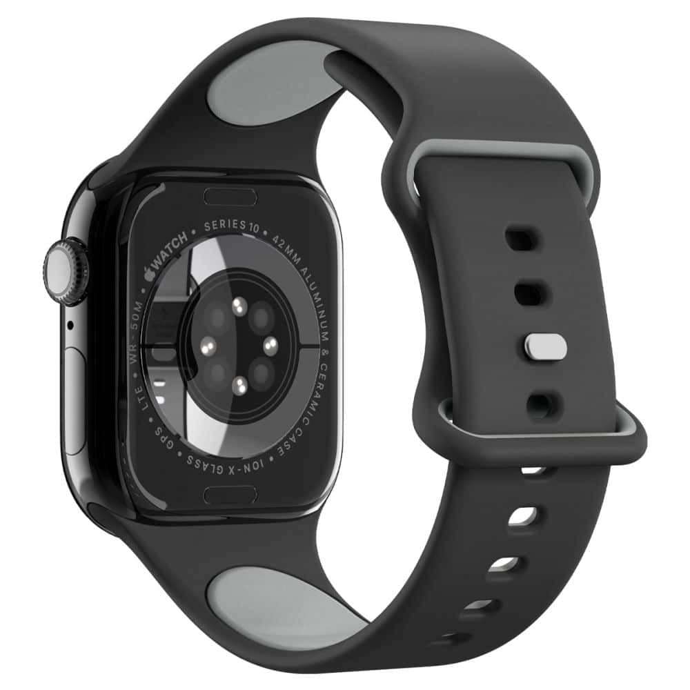 Spigen - Nano Pop - Apple Watch 1/2/3/4/5/6/7/8/9/10/SE/SE 2 (38/40/41/42mm) - Μαύρο Σουσάμι 2