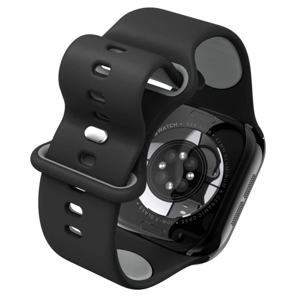 Spigen - Nano Pop - Apple Watch 1/2/3/4/5/6/7/8/9/10/SE/SE 2 (38/40/41/42mm) - Μαύρο Σουσάμι 3